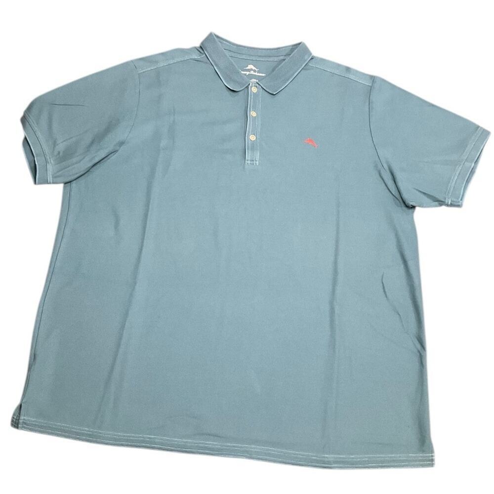 Tommy Bahama Men's Blue Polo Supmina Shirt Size 3XT EUC